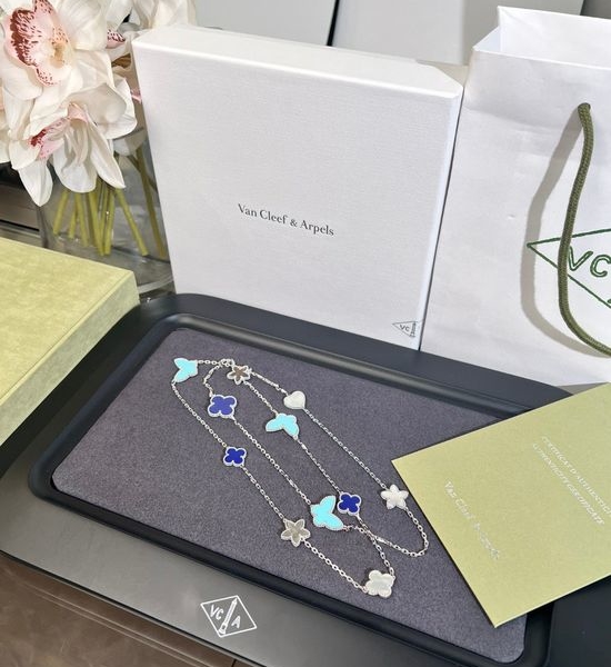 Van Cleef & Arpels VCA Long Necklace Bracelet Jewelry Set