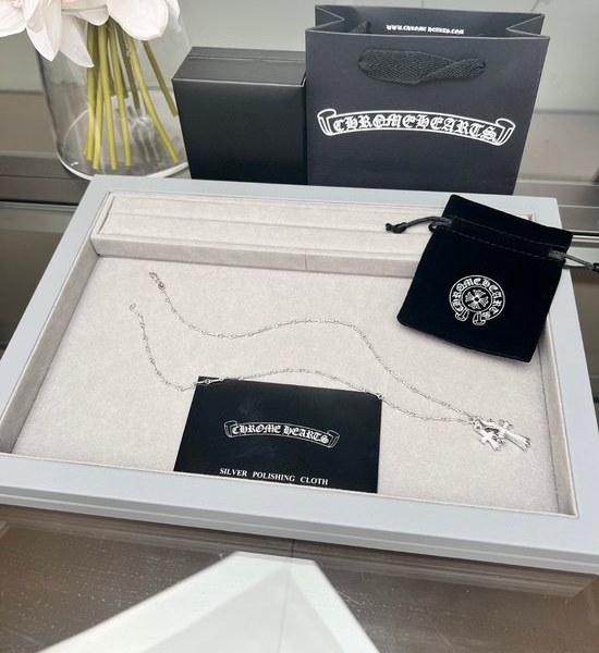 Chrome Hearts Classic Floral Engraved Jewelry Piece