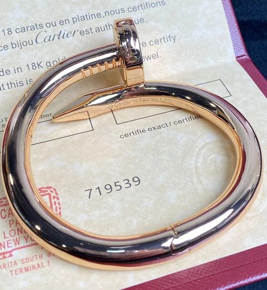Cartier Thick No-Drill Nail Shape Bangle