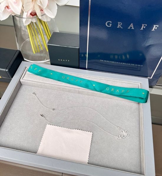 Graff Double Layer Diamond Butterfly Necklace