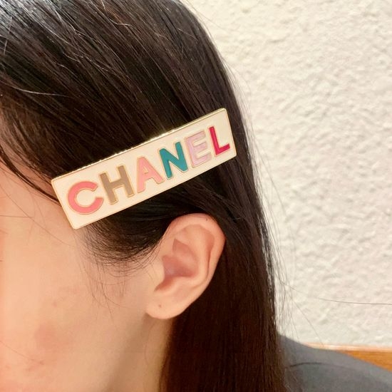 Chanel Colorful Letter Hair Accessory Clip
