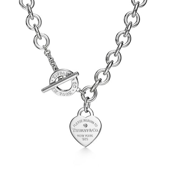 Tiffany & Co. Heart Pendant Sterling Silver Necklace