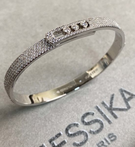 Tiffany & Co. Full Paved Diamond Cuff Bangle