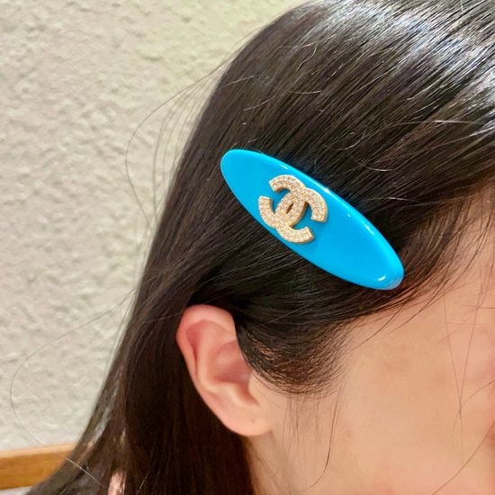 Chanel Rhinestone Inlaid Hair Clip