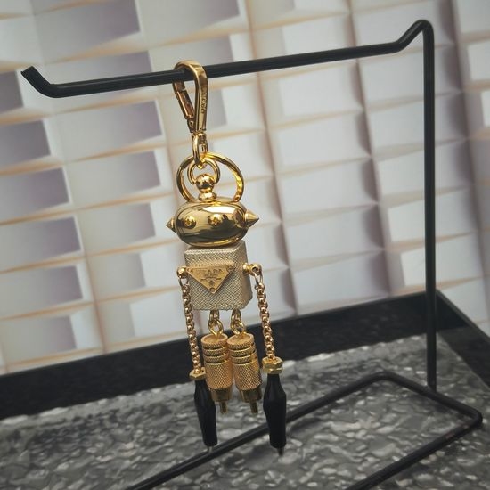Prada Plug Shape Bag Charm with Hook