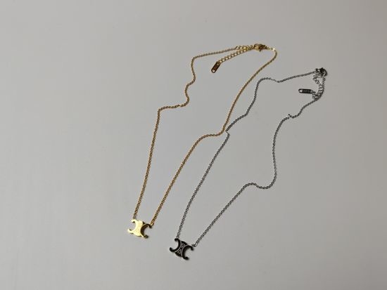 Celine Adjustable Hollow Pattern Choker Necklace