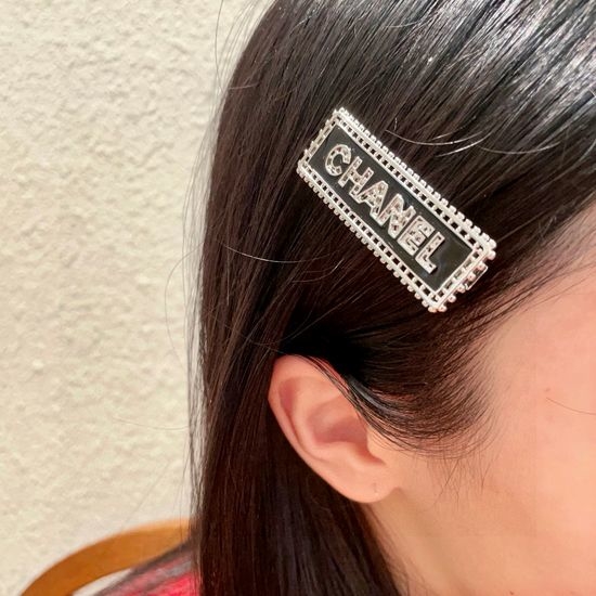 Chanel Hollow Out Letter Hair Clip