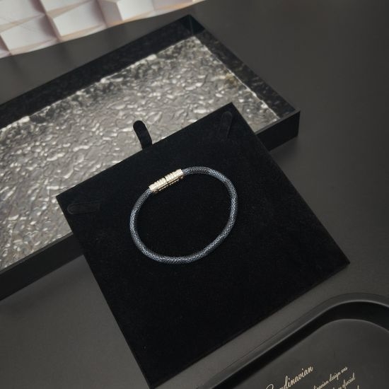 Louis Vuitton LV Industrial-Inspired Damier Graphite Bracelet