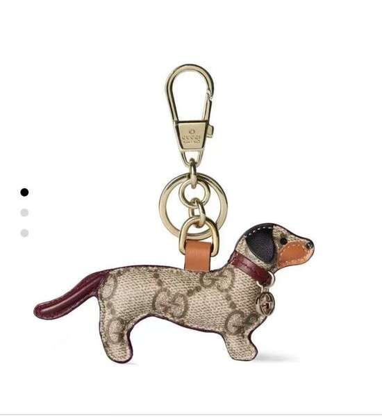 Gucci Dog Shaped Bag Charm Accessory