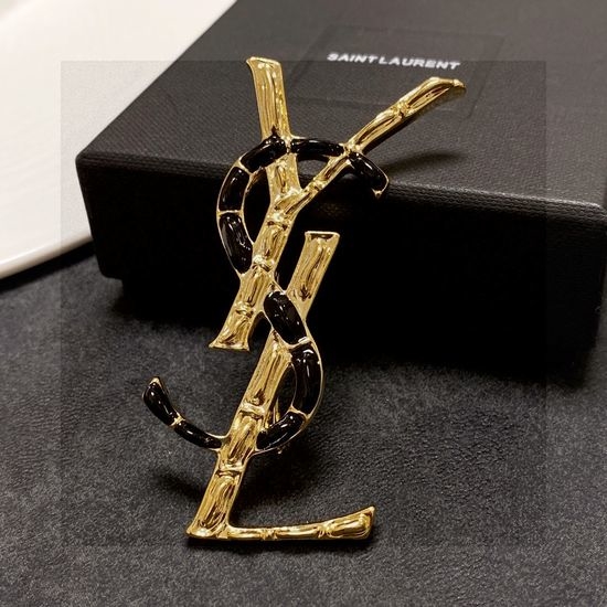 Yves Saint Laurent YSL Elegant Brooch for Various Occasions
