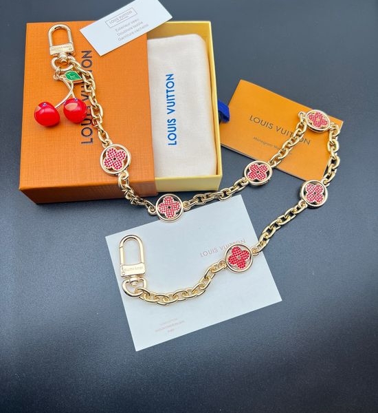 Louis Vuitton LV Classic Floral Enamel Decor Bag Chain
