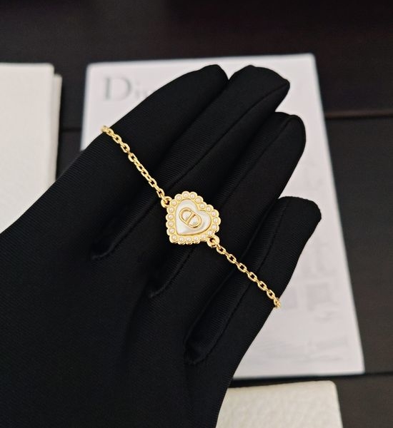 Christian Dior CD Love Shaped Delicate Bracelet