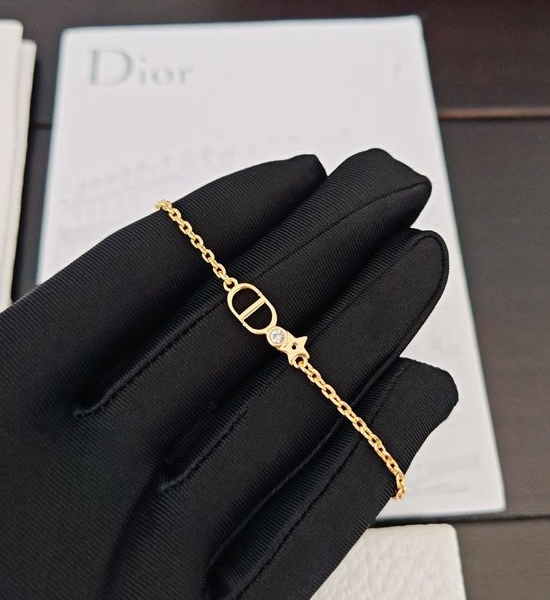 Christian Dior CD Letter Initial Bracelet