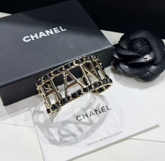 Chanel Genuine Leather Bracelet with Imported Hardware