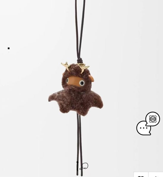 Loewe Elk Bag Charm with Leather Strap