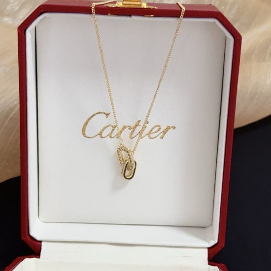 Cartier Diamond Inlaid Classic Fashion Necklace