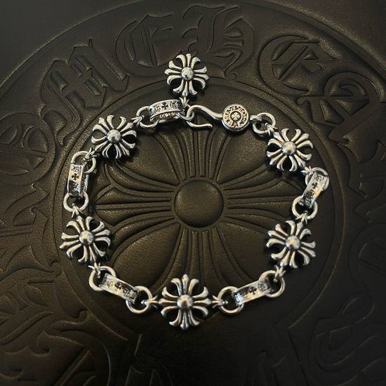 Chrome Hearts Multi Element Cross Bracelet Vintage Style