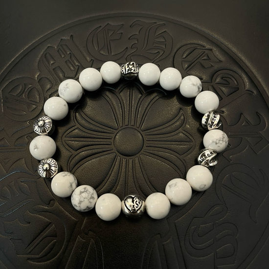 Chrome Hearts Vintage Multi-element Howlite Beaded Bracelet