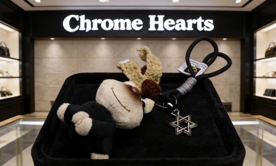 Chrome Hearts Classic Cute Bear Shaped Bag Charm
