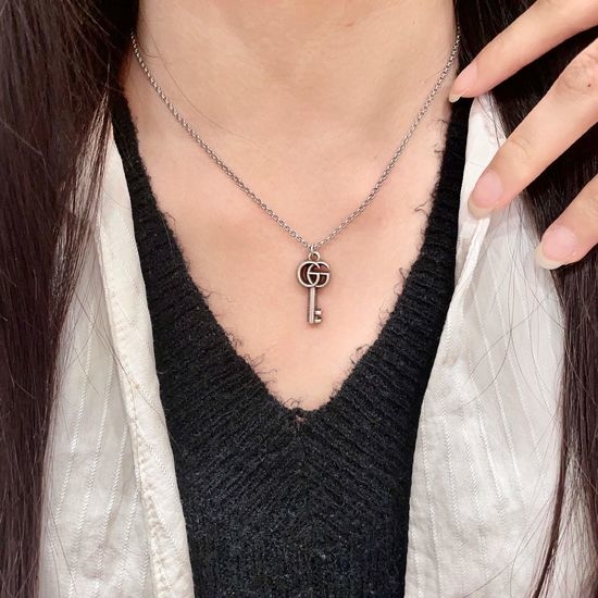 Gucci Classic Double G Key Necklace