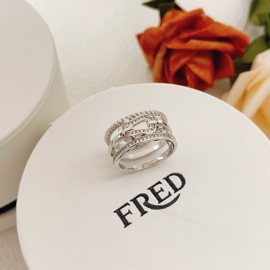 Fred Silver Horseshoe Buckle Ring
