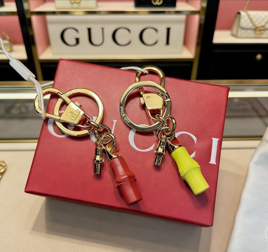 Gucci Bamboo Style Bag Pendant Key Chain