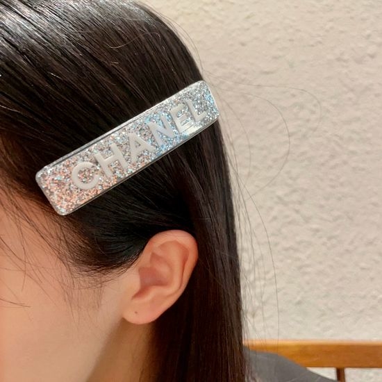 Chanel Letter Decor Hair Clip