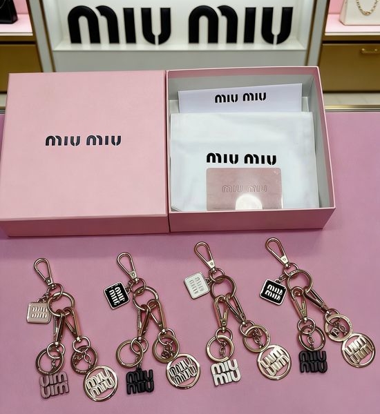 Miu Miu Classic Elegant Decorative Keychain