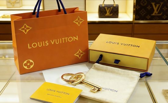 Louis Vuitton LV Polished Letter Keychain Bag Ornament