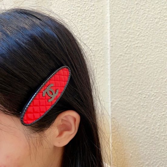 Chanel Quilted Double C Hair Clip