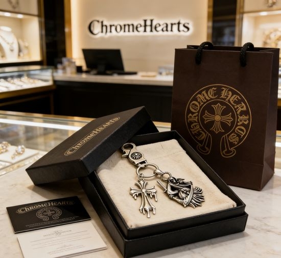 Chrome Hearts Retro Style Bag Key Hanger Decor