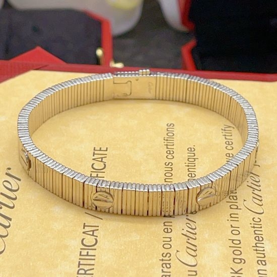 Cartier Silver Simple Classic Bracelet