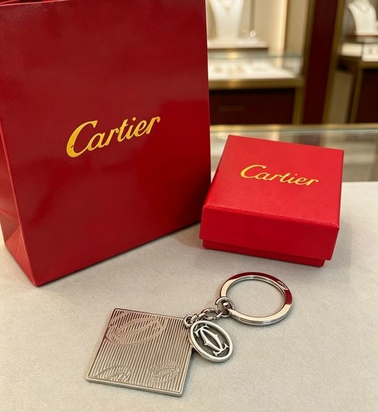 Cartier Classic Shiny Keychain Bag Charm