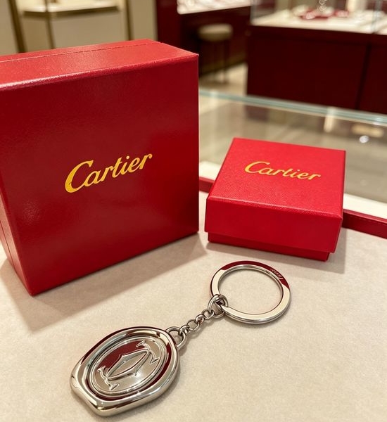 Cartier Classic Double C Decor Keychain
