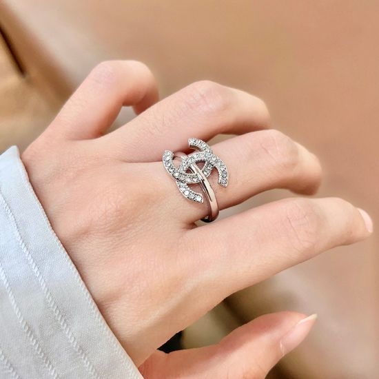 Chanel Classic Shape Ring Delicate Stackable Accessory