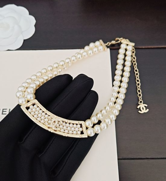 Chanel Heavy Duty Double Layer Pearl Necklace
