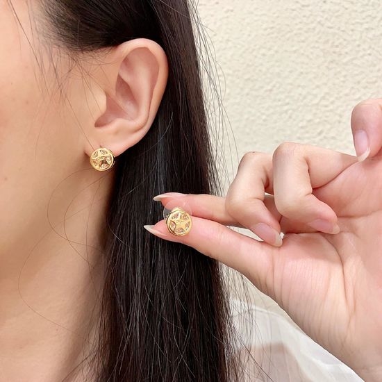 Christian Dior CD Vintage Style Delicate Drop Earrings