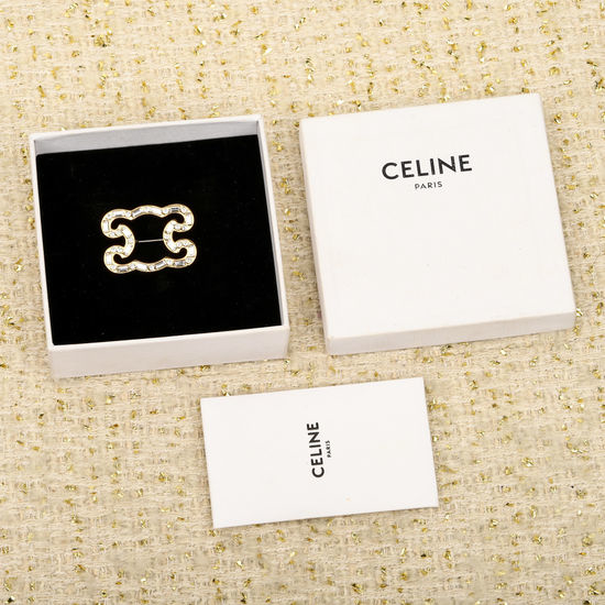 Celine Hollowed Decorative Brooch