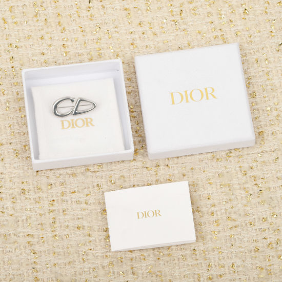 Christian Dior CD CD Letter Brooch Stylish Accessory
