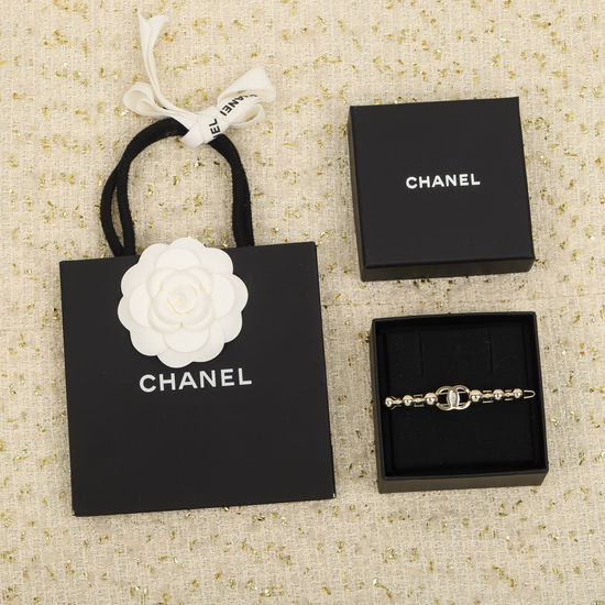 Chanel Exquisite Brass Ball Hair Clip Premium Accessory