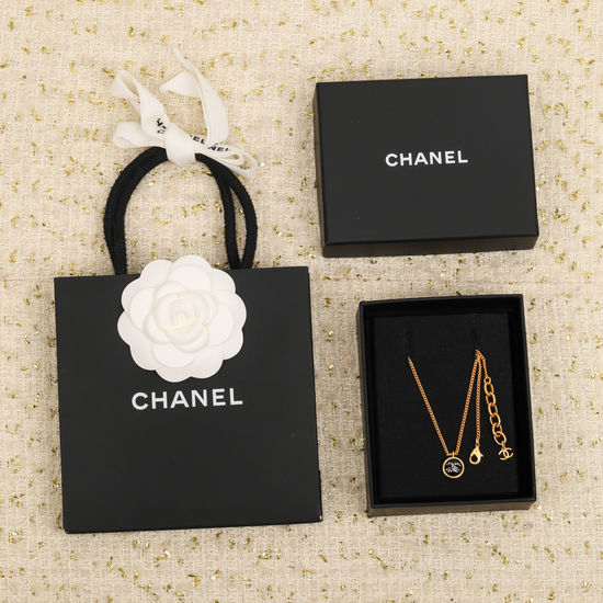 Chanel Diamond Inlaid Classic Necklace