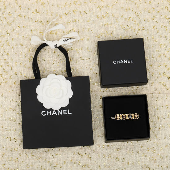 Chanel Multi-element Crystal Decor Hair Clip