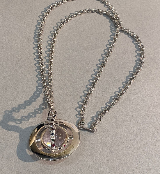 Vivienne Westhood Three Dimensional Pendant Long Necklace