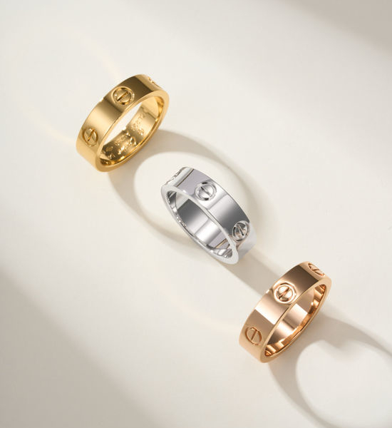 Cartier Classic Plain Wide Couple Ring