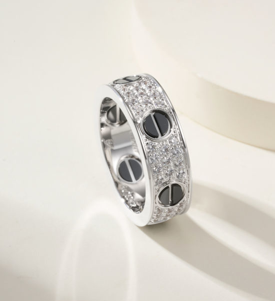 Cartier Full Diamond Studded Classic Ring