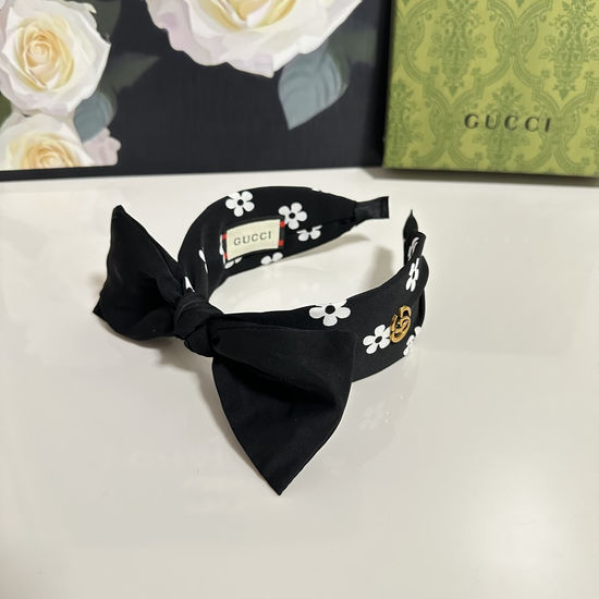 Gucci Bow Floral Hair Hoop Comfortable Fit
