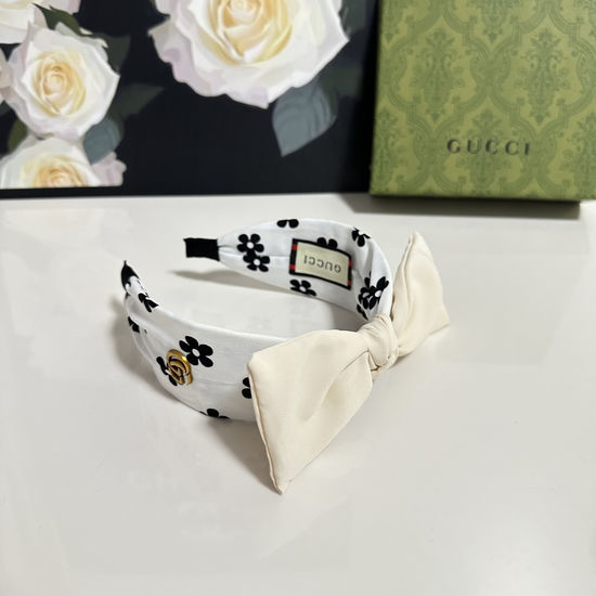 Gucci Bow Floral Hair Hoop Comfortable Fit