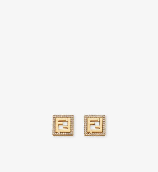 Fendi Classic Simple Delicate Stud Earrings