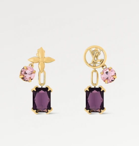 Louis Vuitton LV Flower Decor Exquisite Jewelry Set