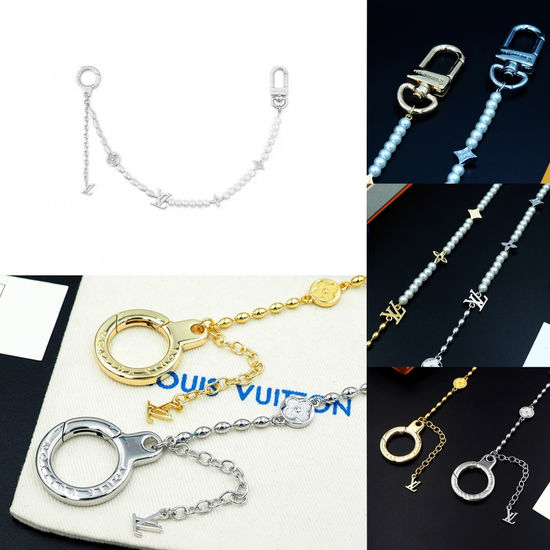 Louis Vuitton LV Fusion Beaded Chain Belt with Modern Asymmetry